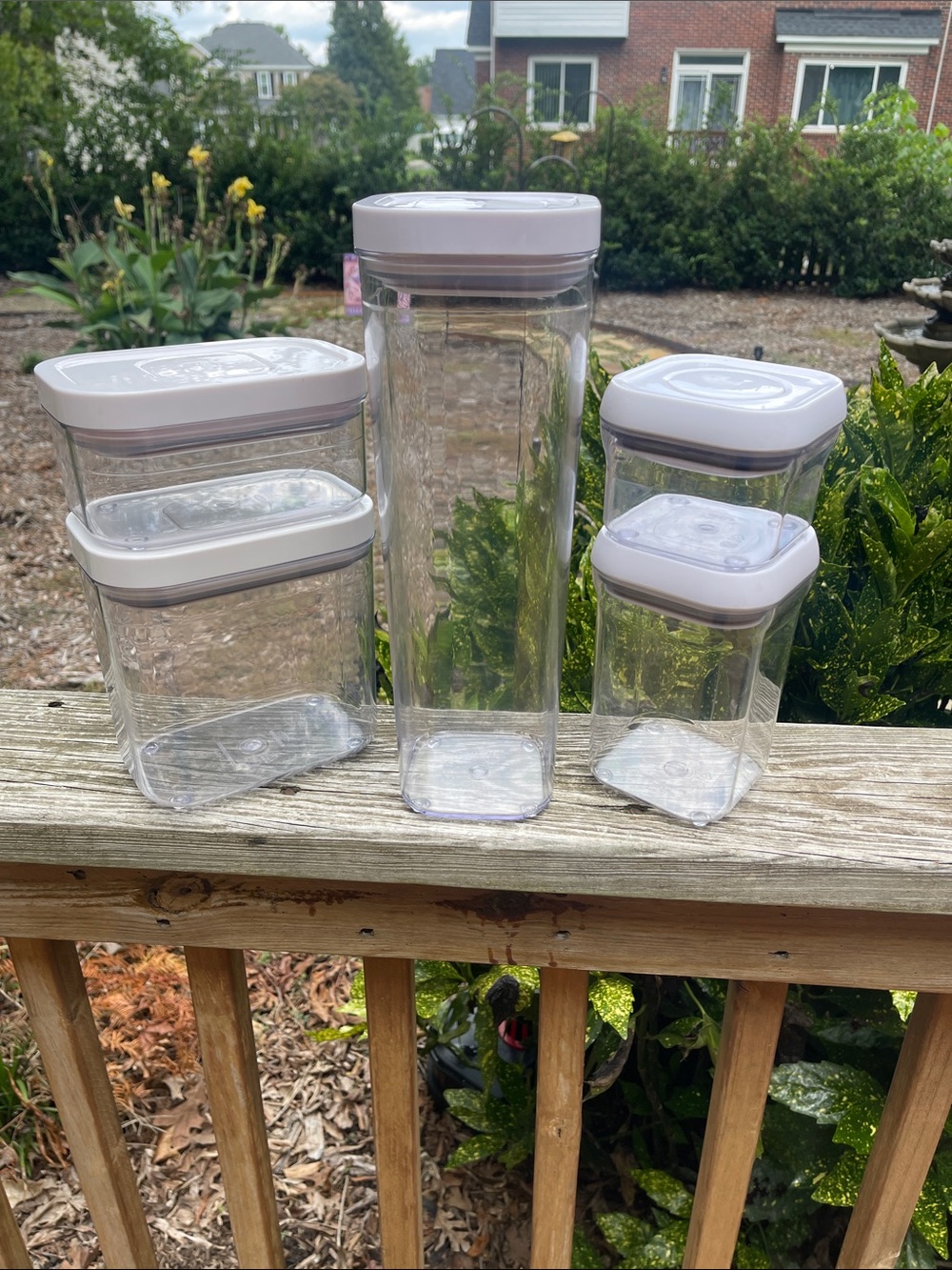 Set of 5 OXO Food storage containers